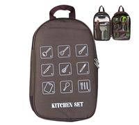 Générique Sac d'ustensile de Camping de Grande capacité - Sac de Rangement de Couverts de Camping | Organisateur de Camp Kitchen | Cooking Ware | Ustensiles de Cuisson du d'organisateur | Rangem