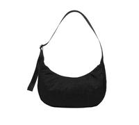 Générique Sac en forme de croissant unisexe, Sac à bandoulière en nylon réglable, Modèle pratique avec poches intérieures