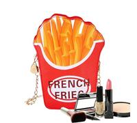 Générique Sac,En Formes de Hamburger, Frites et Popcorn - Sac à Main Hamburger | Pour Week-End Plage Nuit Rendez-Vous Camping École Shopping Travail Marche Déplacements