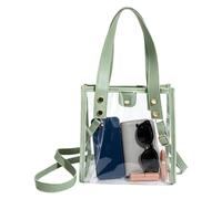 Générique Sac Épaule Jelly Transparent, Sangle D'Épaule Détachable | Large Ouverture Et Poignée Transparente, Pour Stade Événements Quotidienne Concert Périple Plage Camping Shopping