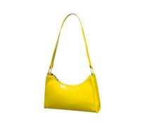 Générique Sac fourre-tout en cuir artificiel pour femme sac carré sacoche sac à main à main sac à bandoulière pour femme à bandoulière Portefeuille Porte-cartes De Visite (Yellow, One Size)