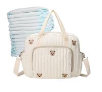 Générique Sac Fourre-Tout Pour Couches - Grande Capacité De Rangement Portable | Sac Organisateur Tote de Voyage pour Hôpital - Pour Lingettes Vêtements Biberon Voyage Accouchement Crèche Papa Femmes
