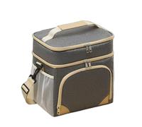 Générique Sac isotherme pour pique-nique en plein air, pack de glace fraîche, boîte à lunch portable, boîte isotherme | gris