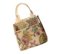 Générique Sac Isotherme Pour Repas - Style Sac À Main Avec Motif Floral Et Imperméable,Boîte À Lunch Isotherme Pour Femmes,pour Nourriture Collation Filles Adultes Voyage Extérieur Bureau Travail