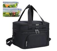 Générique Sac Isotherme Repas - Glacière Souple - Bretelle Réglable, Sac Réutilisable Capacité pour Hommes et Femmes