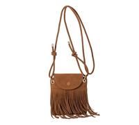 Générique Sac messager décontracté pour femme avec pompon élégant bandoulière usage quotidien (Brown, One Size)