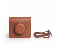 Générique Sac Photo Rétro pour Instax Wide Evo avec Bandoulière, Housse en Cuir PU Étui de Protection pour Appareil Photo Sac de Rangement pour Instax Wide Evo (Marron)