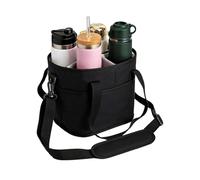 Générique Sac Porte-Boissons - Étanche 4 Compartiments Pliable | Sac Isotherme - pour Le Café l'eau Les Rafraîchissements Le Pique-Nique Les Voyages Les Collations la Plage Le Bureau et la