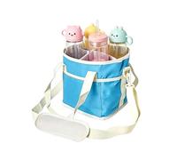 Générique Sac Porte-Boissons,Porte-Bouteilles Étanche pour 4 ou Bouteilles,Sac de Transport et Rangement à Boissons - pour Eau Rafraîchissements Collations Pique-Nique Voyage Plage Bureau Gym