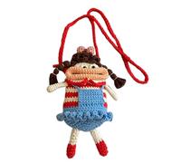 Générique Sac Porte-Téléphone,Accessoires de Mode Esthétiques en Tricot - Sac à Bandoulière Cartoon pour Mobile,pour Femmes et Filles, Parfait pour Shopping, Rencontres, Voyage et