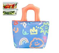 Générique Sac Pour La Boîte À Déjeuner,Lavable Réutilisable Isotherme | Sac Cabas Pour Conteneur De Repas - Pour Femmes Hommes Adultes Mère Trajet École Pique-Nique Camping Plage