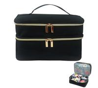 Générique Sac Rangement pour Kit De Couture,Sac À Couture Vide Couche Double, Boite A Couture, Organisateur D'accessoires De Couture, pour Aiguilles, Fils,Ciseaux Et Autres De Couture (Sac Seulement)
