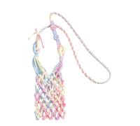 Générique Sac Tissé Bohème - Support Creux Style Bohème Portable et Mains Libres | Porte-Bouteille Bandoulière en Tricot,Festival Voyage Plage Camping Plein air Femme
