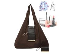 Générique Sac Tote,Sacs à Main Tendances en Cuir PU,Bandoulière Mode Avec Porte-Clés | Pour Femmes Filles Voyage Shopping Extérieur École Bureau Travail Plage Pique-Nique Sortie