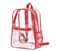 Générique Sac Transparent Sport Sac A Dos Etanche Sacs à Dos Transparent Grand En Pvc ÉTanche Robuste Coutures RenforcéEs Et Bretelles Confortables Pour L'éCole Le CollèGe Le Sport