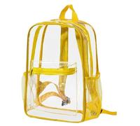 Générique Sac Transparent Sport Sac A Dos Etanche Sacs à Dos Transparent Grand En Pvc ÉTanche Robuste Coutures RenforcéEs Et Bretelles Confortables Pour L'éCole Le CollèGe Le Sport