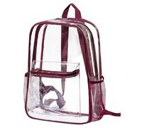 Générique Sac Transparent Sport Sac A Dos Etanche Sacs à Dos Transparent Grand En Pvc ÉTanche Robuste Coutures RenforcéEs Et Bretelles Confortables Pour L'éCole Le CollèGe Le Sport