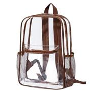 Générique Sac Transparent Sport Sac A Dos Etanche Sacs à Dos Transparent Grand En Pvc ÉTanche Robuste Coutures RenforcéEs Et Bretelles Confortables Pour L'éCole Le CollèGe Le Sport