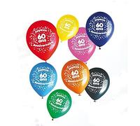 Generique - Sachet 8 Ballons 60 Ans