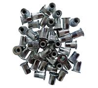 Générique - SACHET DE 50 INSERTS FILETES ACIER GALVANISE DE M10