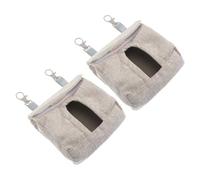 Générique Sachet Distributeur de Nourriture pour Lapin et Petit Rongeur en Tissu Réutilisable et Respirant, Lot de 2 Pièces, pour Cage et Rangement du Foin