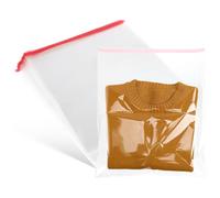 Générique Sachets Auto-adhésifs en Bopp 38x45 Cm Double Face 5 Microns, Transparents, Lot de 100 Paquet D'emballage pour Vêtements, T-shirts, Papeterie, Emballage et Expédition