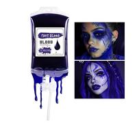 Générique Sachets De Liquide pour Peinture,Sachets Imperméables Halloween 5.7 oz - Maquillage Rouge Bleu pour Femmes et Hommes | Accessoires Fête d'halloween Déguisée