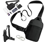 Générique Sacoche Anti Vol Avec Verrou À Fermeture Éclair Et Protection RFID, Imperméable Et Respirant, Bandoulière Réglable Et Confortable, Compagnon Idéal Au Quotidien Et En Voyage