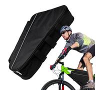 Générique Sacoche De Cadre Triangle - 26,5x9,5cm Nylon | Pochette De Vélo Polyvalente Légère | Rangement pour Téléphones Mobiles Portefeuilles Batterie Outils - Pack De Transport Cycliste