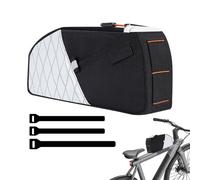 Générique Sacoche Porte- - Pochette De Cadre Portable, Porte- Robuste, Porte-matériel Étanche | Poche Facile À Monter avec Bandes Réfléchissantes pour Randonnée, Camping, Urbain, Trajets Quotidiens