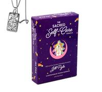 Générique Sacred Self-Care Oracle - Deck de Poche pour débutants avec Collier - Conseils nourrissants, Facile à Utiliser