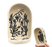 Générique Sacred Wall Niche, Calm Meditation Decor, Wall Altar with Tray, Wooden Display Shelf with Stability, Home Accent Elegance, Spiritual Decor for Rooms 5.71x3.35x2.76 Inches