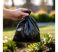 Générique Sacs à crottes pour Chiens 750 pcs Noir 30x20 cm PE,Articles pour Animaux,Articles pour Animaux de Compagnie,Sachets ramasse-crottes,0.87 KG,172388