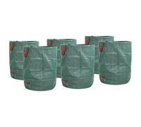 Générique Sacs à déchets de Jardin avec poignées 12 pcs Pliables Ronds Verts 300 L,Maison & Jardin,Produits ménagers,Conditionnement des déchets,Vert,4.7 KG,42008107