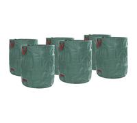 Générique Sacs à déchets de Jardin avec poignées 12 pcs Pliables Ronds Verts 500 L,Conditionnement des déchets,6.74KG-42008108