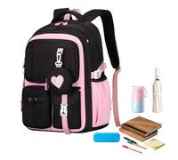 Générique Sacs À Dos École Primaire - Cartable Imperméable - Grand Sac À Dos Fille École - Pour Voyage Avion Primaire Collège Adolescente