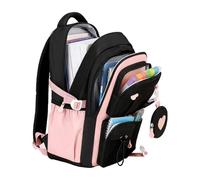 Générique Sacs À Dos En Polyester, Sac À Dos De Loisirs, Backpack Pour Filles, Backpack Imperméable Avec Plusieurs Sacs, Scolaire Pour L'école Secondaire Des Écoliers