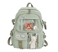 Générique Sacs À Dos Kawaii Avec Pendentif,Sac À Dos Kawaii Pour Adolescent | Sac À D'accessoires D'ours Mignon De Grande Capacité Pour L'école, 40X30X 11 Cm/15,75X 11,81X 4,33 Pouces