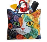 Générique Sacs à main pour femme | Sac de voyage en toile Oxford à imprimé mode - Sac à main femme | Pour les vacances, la plage, les fêtes, affaires, le téléphone, cosmétiques, pour jeune