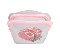 Générique Sacs à sandwich réutilisables - Récipient en silicone étanche qui tient debout | Sacs à collations réutilisables | Déjeuner Snack Réfrigérateur Micro-ondes Voyage Camping Bureau