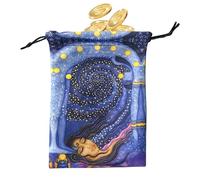 Générique Sacs À Tarot Avec Cordon,Sac En Tissu Pour Cartes Divinatoires | Solution De Stockage Légère Et Douce Pour Cartes Oracle, Pour Amateurs, Amis, Passionnés, Magiciens Et Psychologues