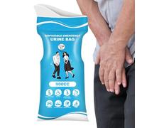 Générique Sacs à Urine de Voyage, 900ml Portable Anti-Fuites Urinal Femme, Solution Hygiénique pour Toilette Personnelle en Déplacement