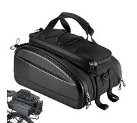 Générique Sacs à vélos pour Les vélos Rack arrière, Sac à à vélo | Panier de Stockage,Pagnière arrière à Rack réfléchissable Extensible Pochette de siège à vélo