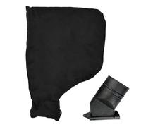 Générique Sacs Collecteurs de Poussière Sac Connecteur Anti-Poussière | Collecteur Noir Accessoire Réglable Pour Machine À Découper, Ponçeuse, Polisseuse Et Travail Du Bois