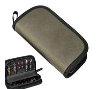 Générique Sacs de leurre de pêche, Sacs de leurre | Case de Stockage de leurre à Mouche | Portefeuille Portable, Accessoires de Voyage, plaqueur de liant pour l'eau Douce et l'eau salée