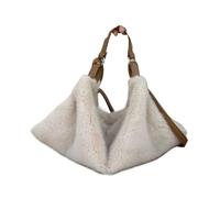 Générique Sacs En Peluche Pour Femmes Sac bandoulière en peluche for femme, sac à main à une épaule, grande capacité, décontracté, automne-hiver, tendance et facile à assortir(Color 05)