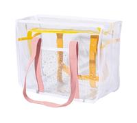 Générique Sacs fourre-tout de plage, sac à main épaule étanche pour filles, sac fourre-tout à la mode pour femmes pour serviettes de plage, jouets, lunettes de soleil, bouteilles d'eau