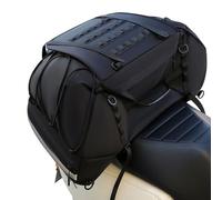 Générique Sacs Moto pour Siège Arrière,Sac de Selle Imperméable pour Moto et Scooter | Bagage Coffre Ajustable Réfléchissant pour Nuit Trajets Navette Tourisme Road Trip