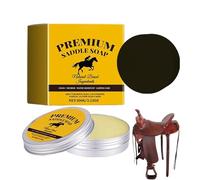 Générique Saddle Soap for Leather,100g Polishing Boot Soap | Leather Shoe Cleaner with Sponge - for Car Interior, Saddle, Boot, Shoe, Seat, Purse, Bag, Furniture, Sofa, Jacket, Handbag