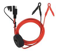 Générique SAE Cable, Battery Charger Connector, Quick Disconnect Adapter, Built-In Button Control and Easy Connection, Compact Ideal for Car, Motorcycle, ATV, RV, Lawn Mower, Tractor, Trailer